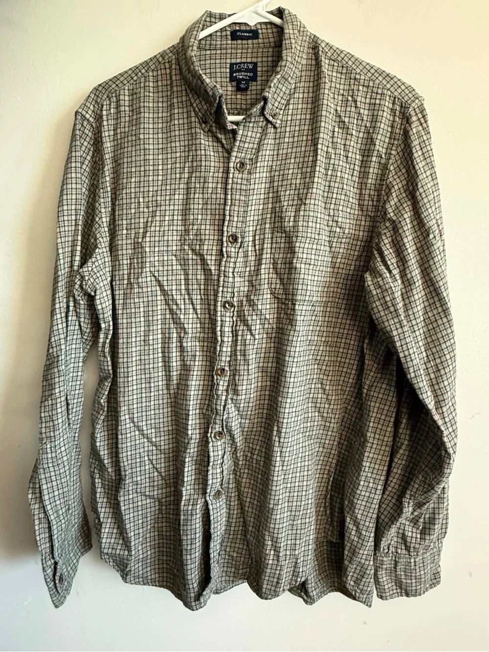 J. Crew Men's Button-Down Shirt Plaid
